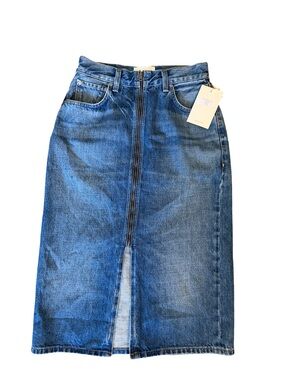 NWT Citizens of Humanity Bianca Front Zip Skirt